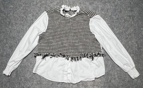 Top donna zara tweed - donna,