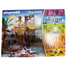 Playmobil My Figures Isola dei Pirati 70979 Set 130 pz - Costruisci e Personalizza