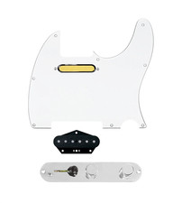 920D Custom Gold Foil Loaded Pickguard for Tele With White Pickguard and T3W-...