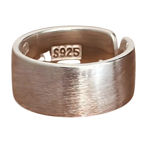 Anello fascia larga tono - a,