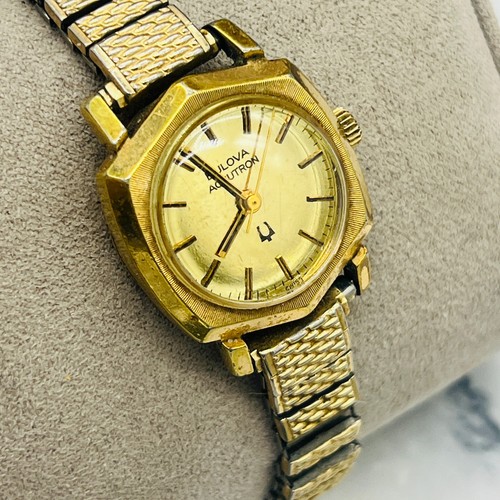 Bulova accutron 10k rgp case - 10k,