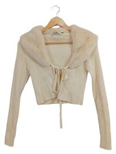 ZARA Cardigan Donna Beige con