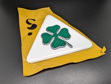 ALFA ROMEO QUADRIFOGLIO SX LOGO SIGLA EMBLEMA FREGIO STEMMA SCRITTA BADGE TARGA