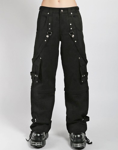 Pantaloni gothic zip - gothic, neri