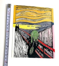 ANDY WARHOL L'URLO 1984 offset