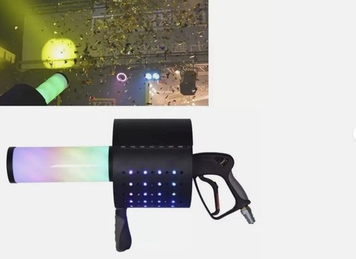 Pistola spara coriandoli led - pistola,