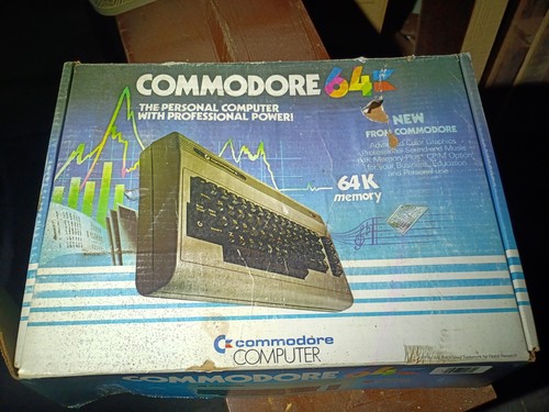 Commodore computer in box - 64,