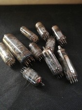 10 valvole Telefunken usate antiche non testate da collezione 