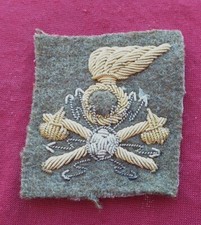 Fregio ricamato per bustina da Ufficiale del Genio Trasmissioni E.I. anni '50/60