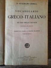 "Guglielmo Gemoll" Vocabolario