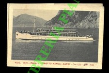 Navi mercantili - M/n "Italia". Diretto Napoli - Capri.
