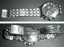 Rare montre à quartz Yonger & Bresson, aiguilles + écran cristaux liquides