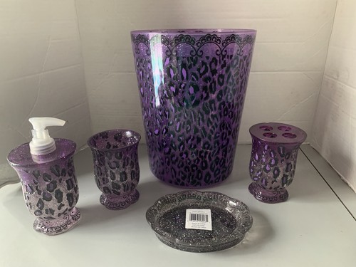 Set bagno leopardato - , 5