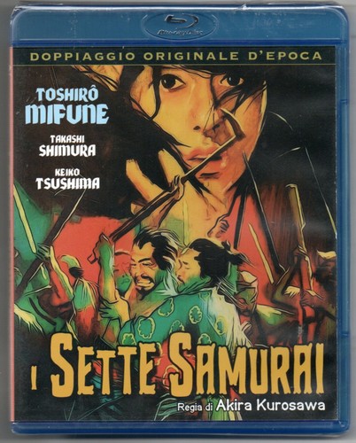 Sette samurai blu ray - samurai,