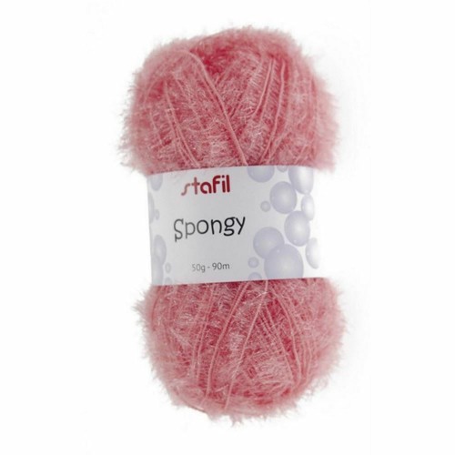 Filato spongy rosa gomitolo - filato,