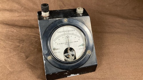 Galvanometro vintage welch - galvanometro,
