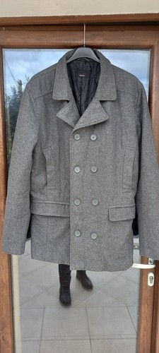 Trench grigio misto lana - grigio,