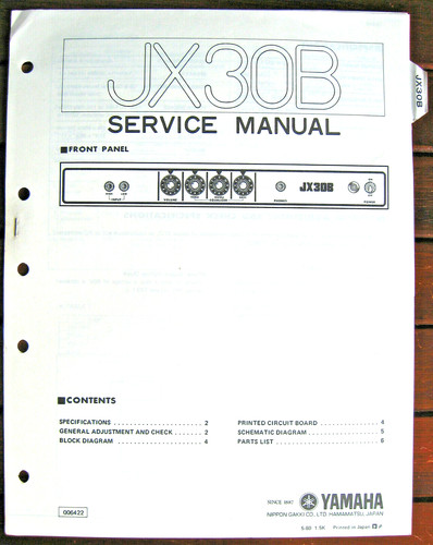 Yamaha jx30b amplificatore - yamaha,