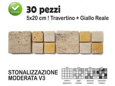 30 pezzi Fasce Mosaico Marmo