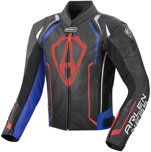 Giacca pelle moto arlen - in, da