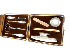 Set manicure Art Decò antichi orafi e argentieri HM 1930 in scatola