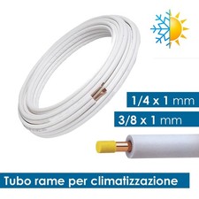 TUBO IN RAME CLIMA PER CONDIZIONAMENTO SPESSORE 1,0 mm x 1/4 - 3/8