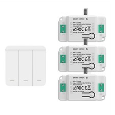 433Mhz Telecomando Luce Pulsante Parete AC 110V 220V Relè Ricevitore I9D2