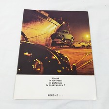 Volkswagen maggiolino brochure depliant prospekt 12 pagine 1963