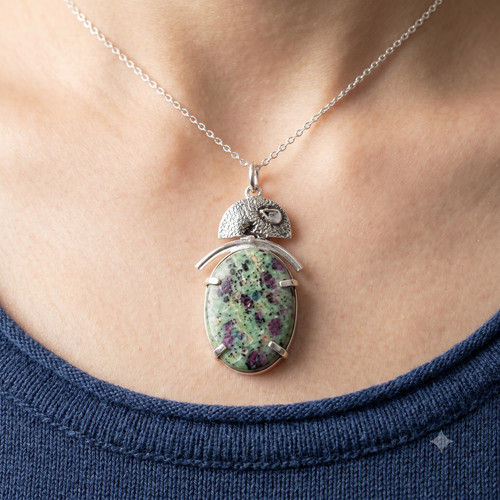 Rubino naturale fuchite - naturale,