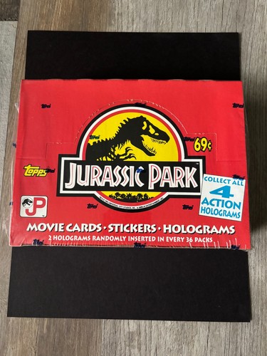 Carte film topps jurassic - jurassic, park