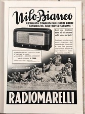 1940 PUBBLICITA' RADIO MARELLI Advertising