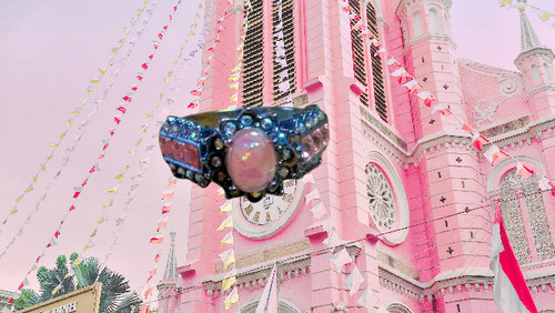 Infinity mystic pink - pink, oval
