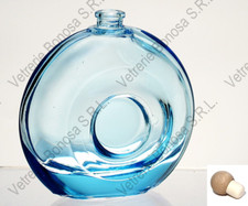Bottiglia Celeste in vetro cristallino con tappo - 10 cl