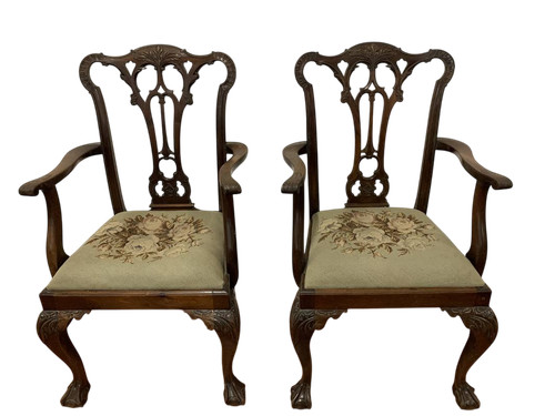 Coppia antiche poltrone - coppia, di