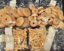 120 Pezzi 1" 1-1/2" Wooden