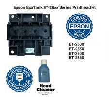 Epson Ecotank ET-2600 ET-2650 ET-2500 ET-2550 testina di stampa e kit di pulizia