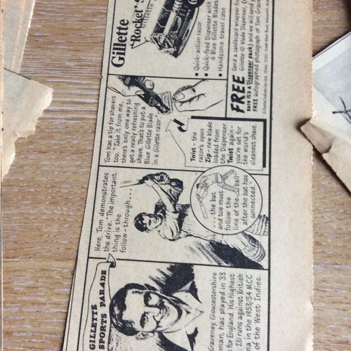 Ephemera 1950s advert - t1-9,