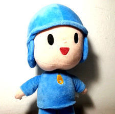 PUPAZZO BAMBOLOTTO VESTITO BLU CON BERRETTO 