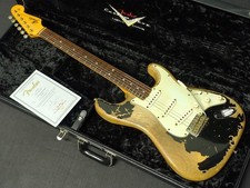 Chitarra elettrica Fender Custom Shop 1965 Stratocaster Relic BLACK ONE mod 2013