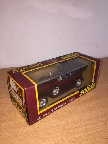 Solido 1925 1940 age - solido, d'or