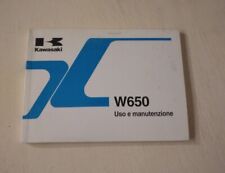 Kawasaki W650 Uso e Manutenzione Originale EJ-650a