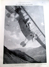REGIA AEREONAUTICA/1GM)RAID AEREO SU LUBIANA.L'illustrazione Italiana,1916