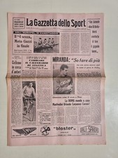 GAZZETTA DELLO SPORT 17 AGOSTO 1963 CANOTTAGGIO MOTO GUZZI-MIRANDA CATANIA-THUN