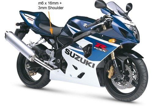 Posteriore carenatura - 2x,
