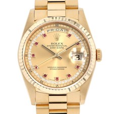 ROLEX Day Date Circle Diamond