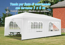 Gazebo Giardino 3x6 m Tendone