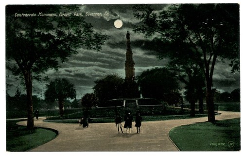 Monumento confederato notte