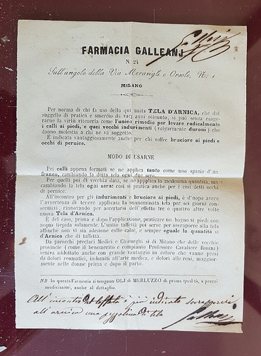 Foglio pubblicitario farmacia - pubblicitario,