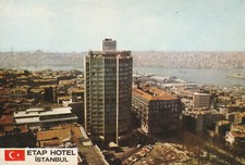 C4 - Cp Cartolina Turchia Istanbul Etap Hotel -  Fg Vg 1981