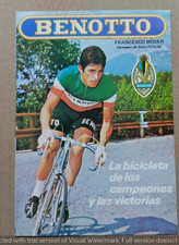 Cartolina Pubblicitaria Ciclismo Bici Benotto - Francesco Moser 1975 1976 Mexico
